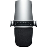 Shure MV7 Podcast Microphone - Silver STUDIO KIT