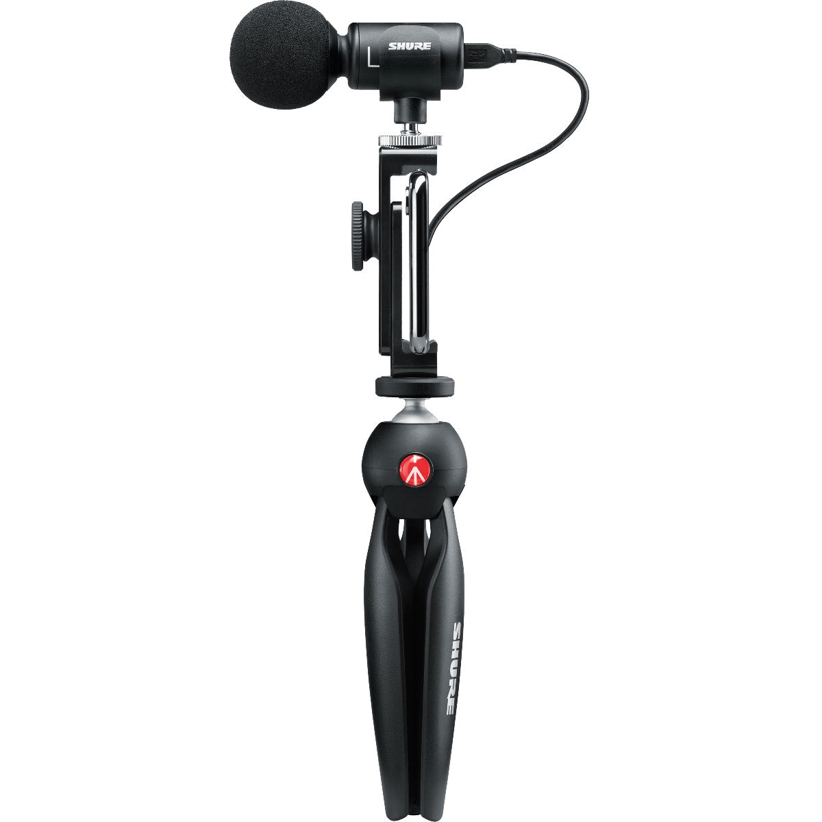 Shure MV88+ Video Kit Stereo USB Condenser Microphone with Tripod & Phone Clamp