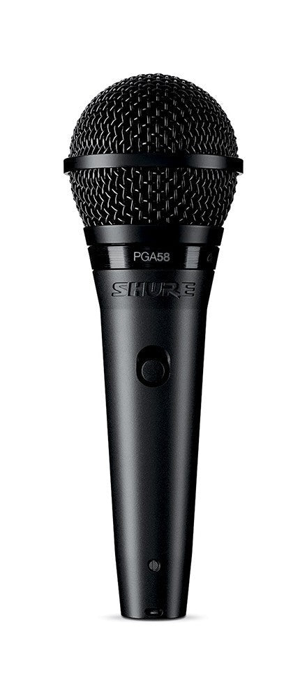 Shure PGA58 Cardioid Dynamic Vocal Microphone with XLR Cable