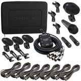 Shure PGADRUMKIT7 Drum Microphone Kit SUB SNAKE RIG