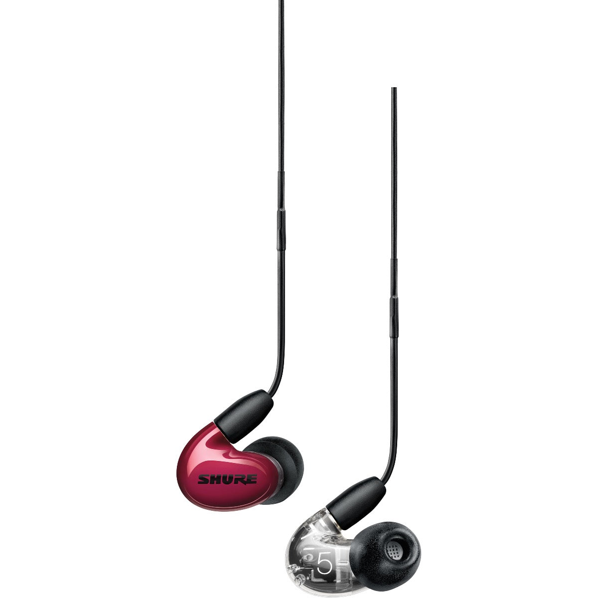 Shure AONIC 5 Sound Isolating Earphones - Red/Clear