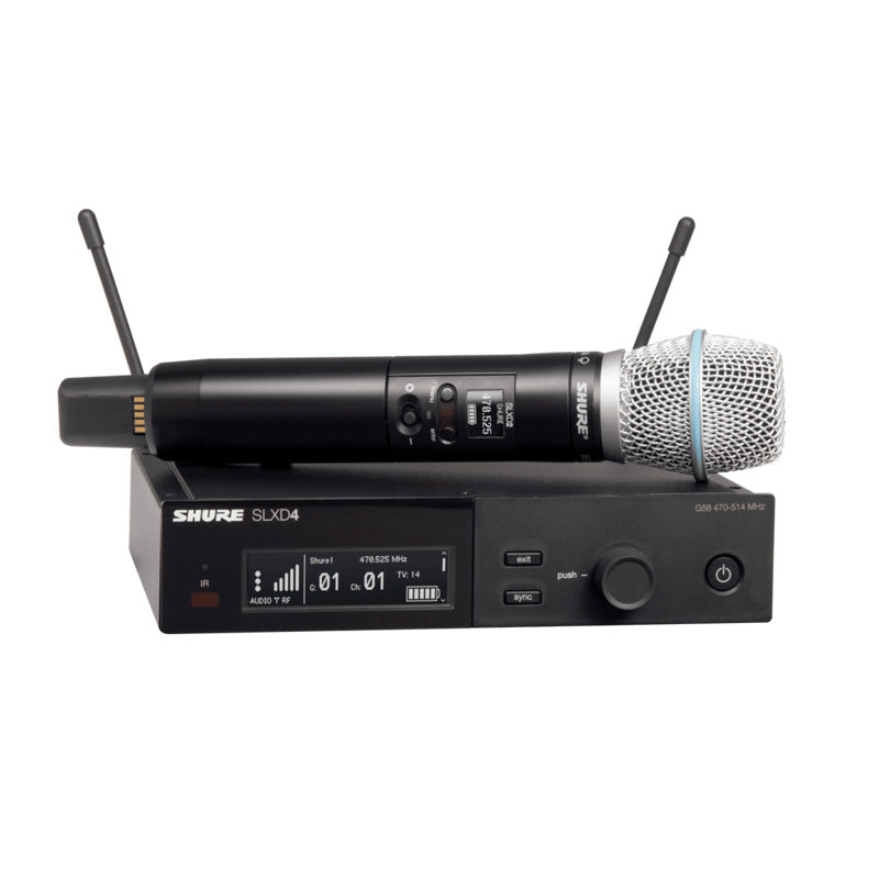 Shure SLX-D Wireless System with Beta 87A Handheld Transmitter