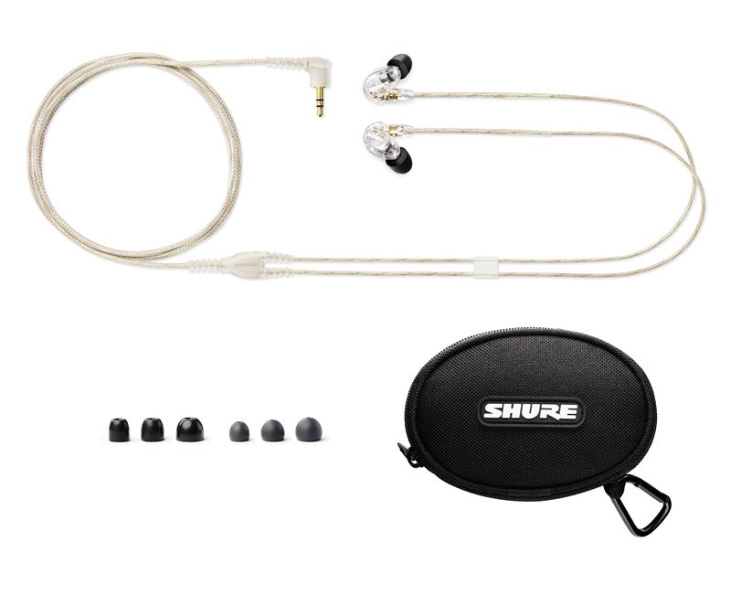 Shure SE215 Sound Isolating Earphones - Clear