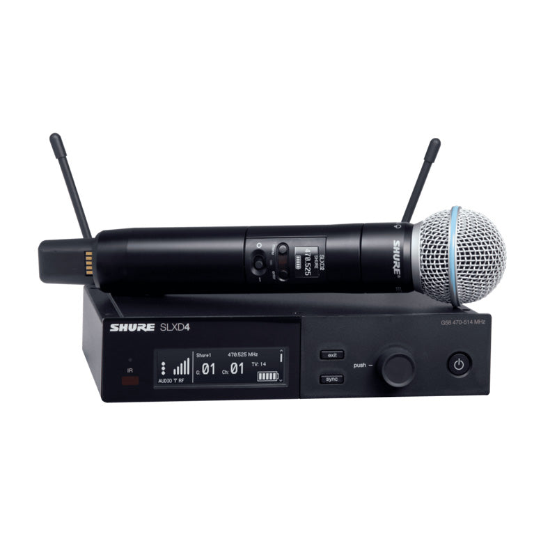 Shure SLX-D Wireless System with Beta 58 Handheld Transmitter