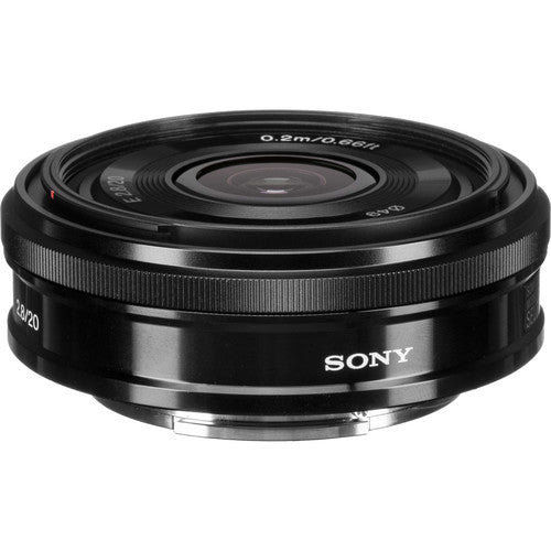 Sony E 20mm f/2.8 Lens for Sony E, Black E 20 mm F2.8 APS-C Ultra-wide Prime Lens