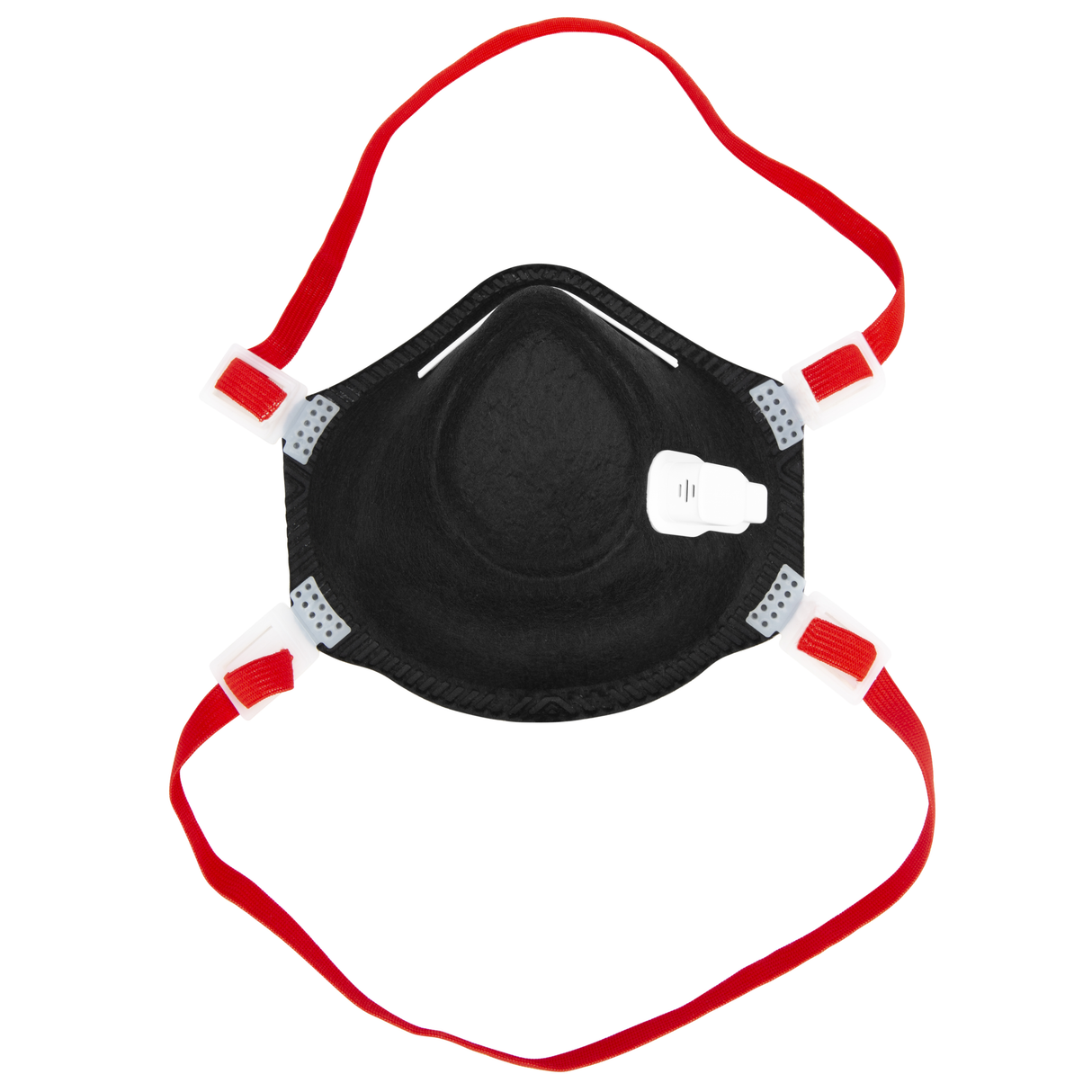 MaskMic-B Face Mask with Lavalier Holder, Secure Seal, and Dual Adjustable Straps (Black)