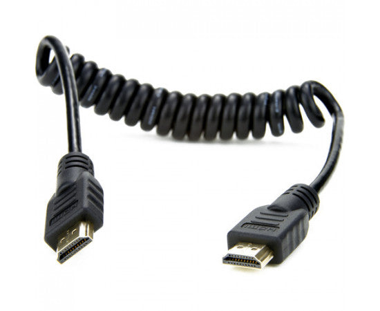 Atomos AtomFLEX HDMI (Type-A) Male to HDMI (Type-A) Male Coiled Cable (12 to 24")