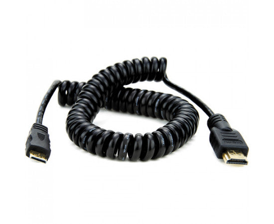 Atomos Full to Mini HDMI Coiled Cable (19.7 to 25.6")