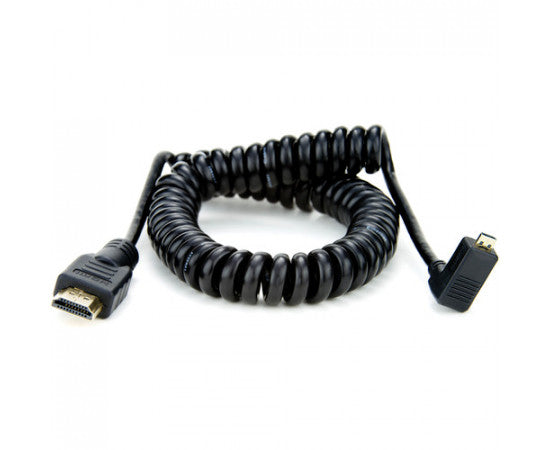 Atomos Coiled Micro to Full HDMI Cable (19.7")