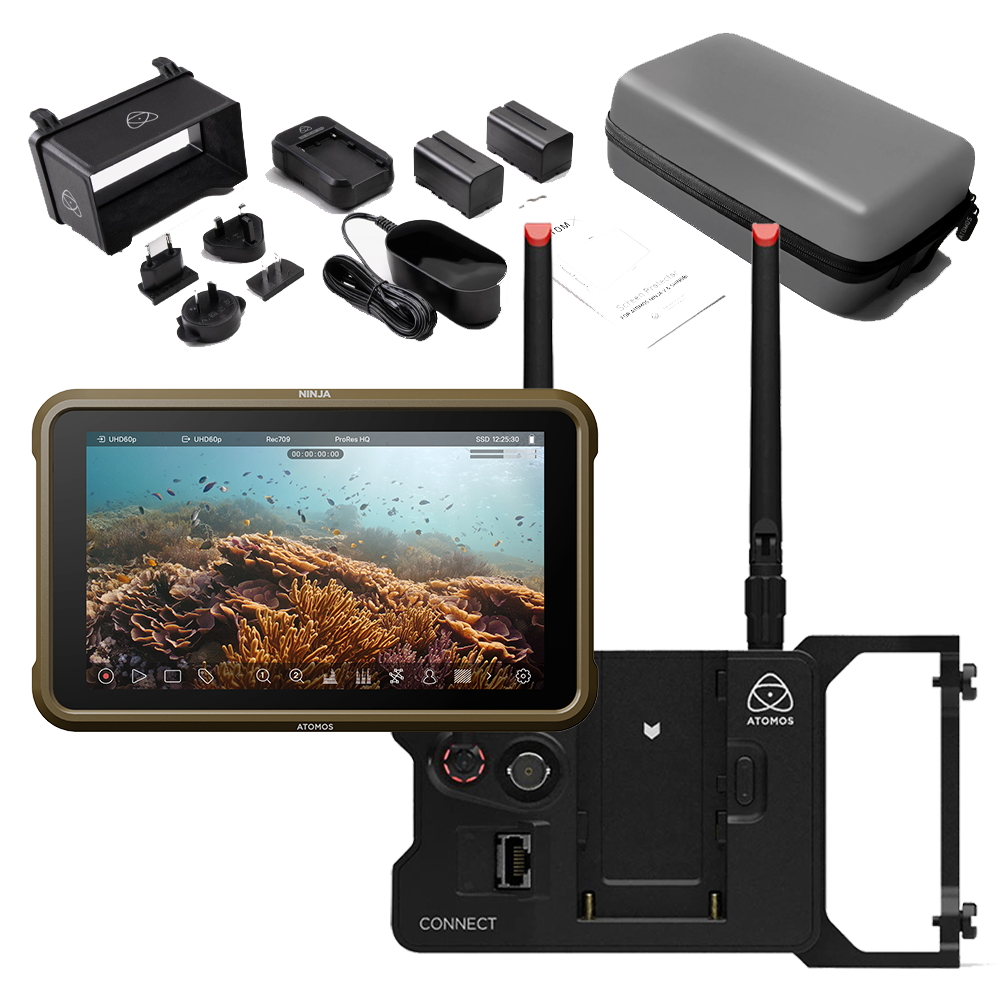 Atomos Ninja and Atomos CONNECT with Free Accessory Kit