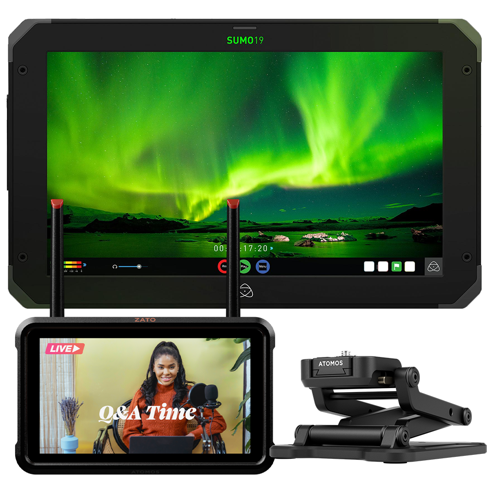 Atomos Sumo19 SE Monitor Recorder with Zato Connect and Atomos Z-Mount